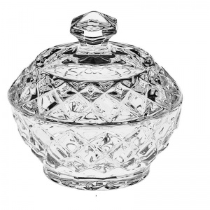 Сахарница Crystal Bohemia Diamond, 96х96мм, хрусталь, 1шт.