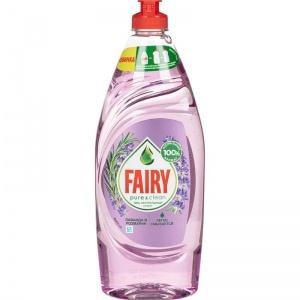 Средство для мытья посуды Fairy Pure&Clean "Лаванда и розмарин", 650мл