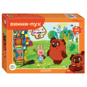 Пазл 104 элемента Step Puzzle "Винни-Пух" (82034)